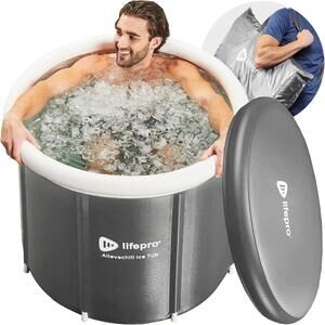 Lifepro Portable Ice Bath Tub Cold Plunge w/ Cover Storage Bag Home Therapy